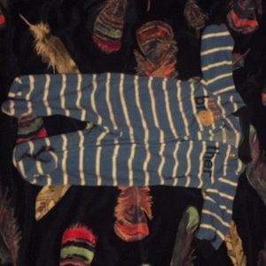 One piece bodysuit with footies